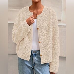 Cozy Cream Sherpa - Pretty Garden